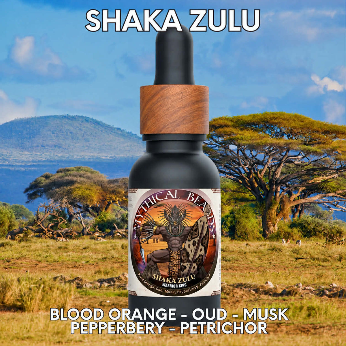 Shaka Zulu - Blood Orange, Egyptian Musk, Black Oud,  Pepperberry, Petrichor