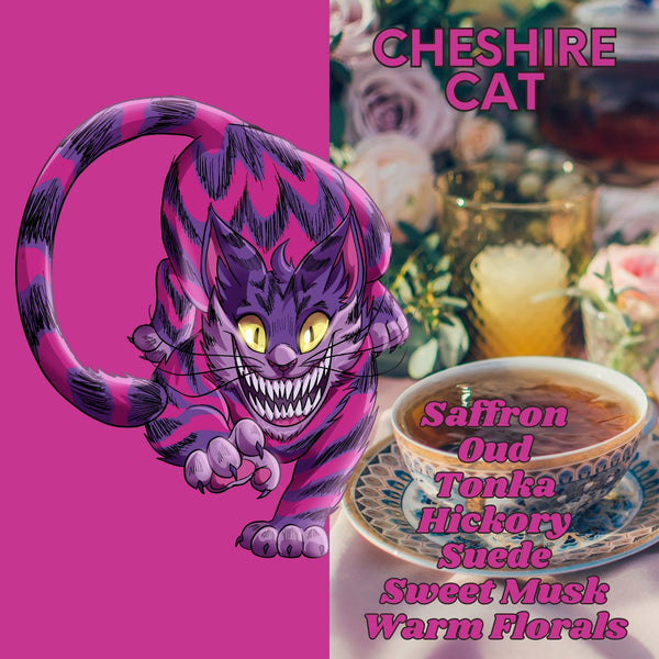 Cheshire Cat - Saffron, Oud, Tonka, Hickory, Suede, Sweet Musk and Warm Floral Scented Beard Care