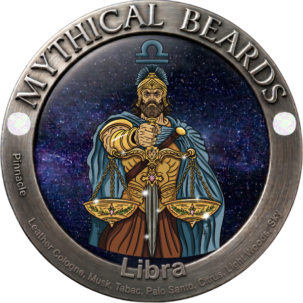 Libra Pre-Order - Zodiac Series - Leather Cologne, Tabac, Musk,  Palo Santo, Citrus, Light Woods, Sky