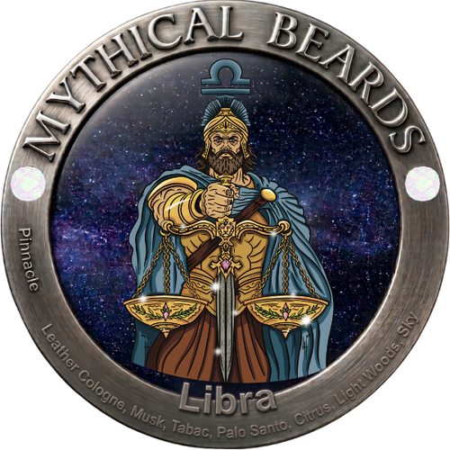 Libra Pre-Order - Zodiac Series - Leather Cologne, Tabac, Musk,  Palo Santo, Citrus, Light Woods, Sky