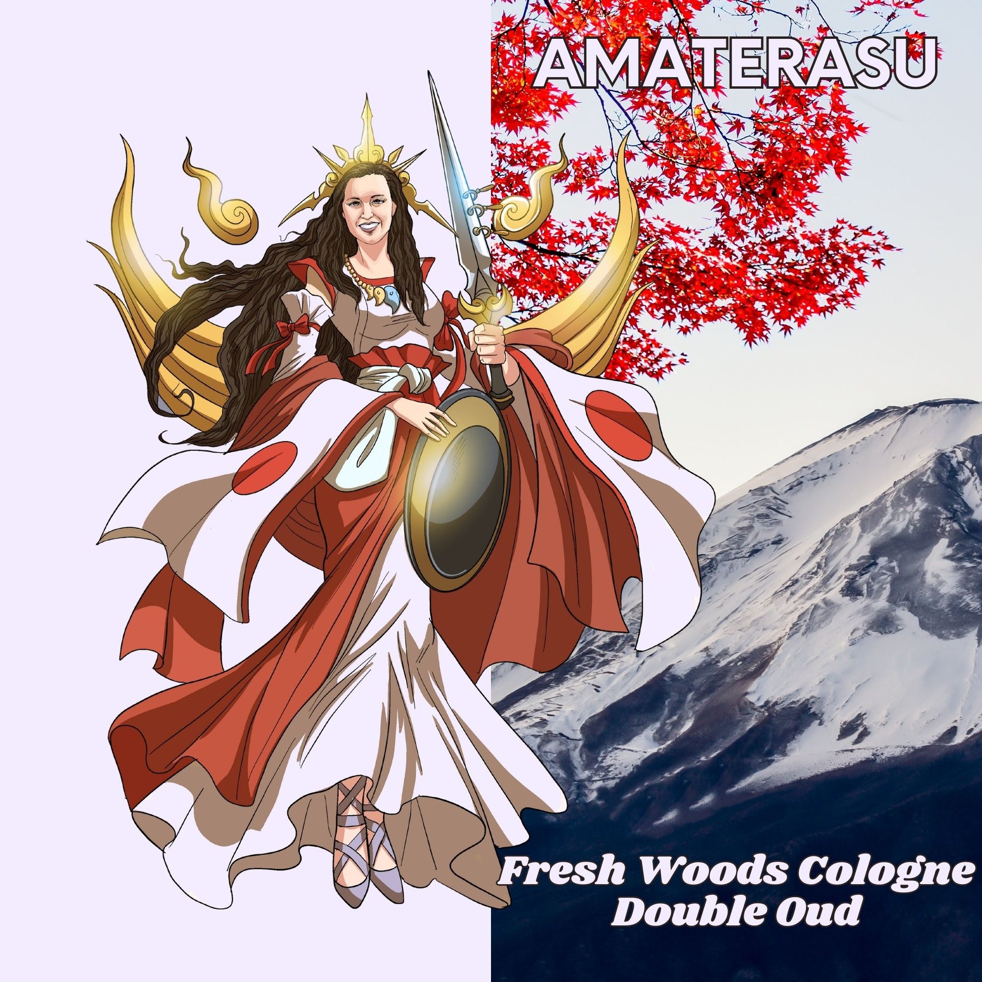 Amaterasu - Clean Woods Cologne, Double Oud Scented Beard Care