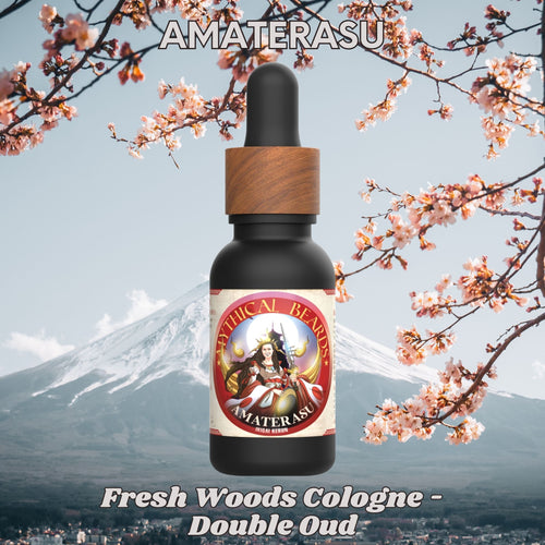 Amaterasu - Clean Woods Cologne, Double Oud Scented Beard Care