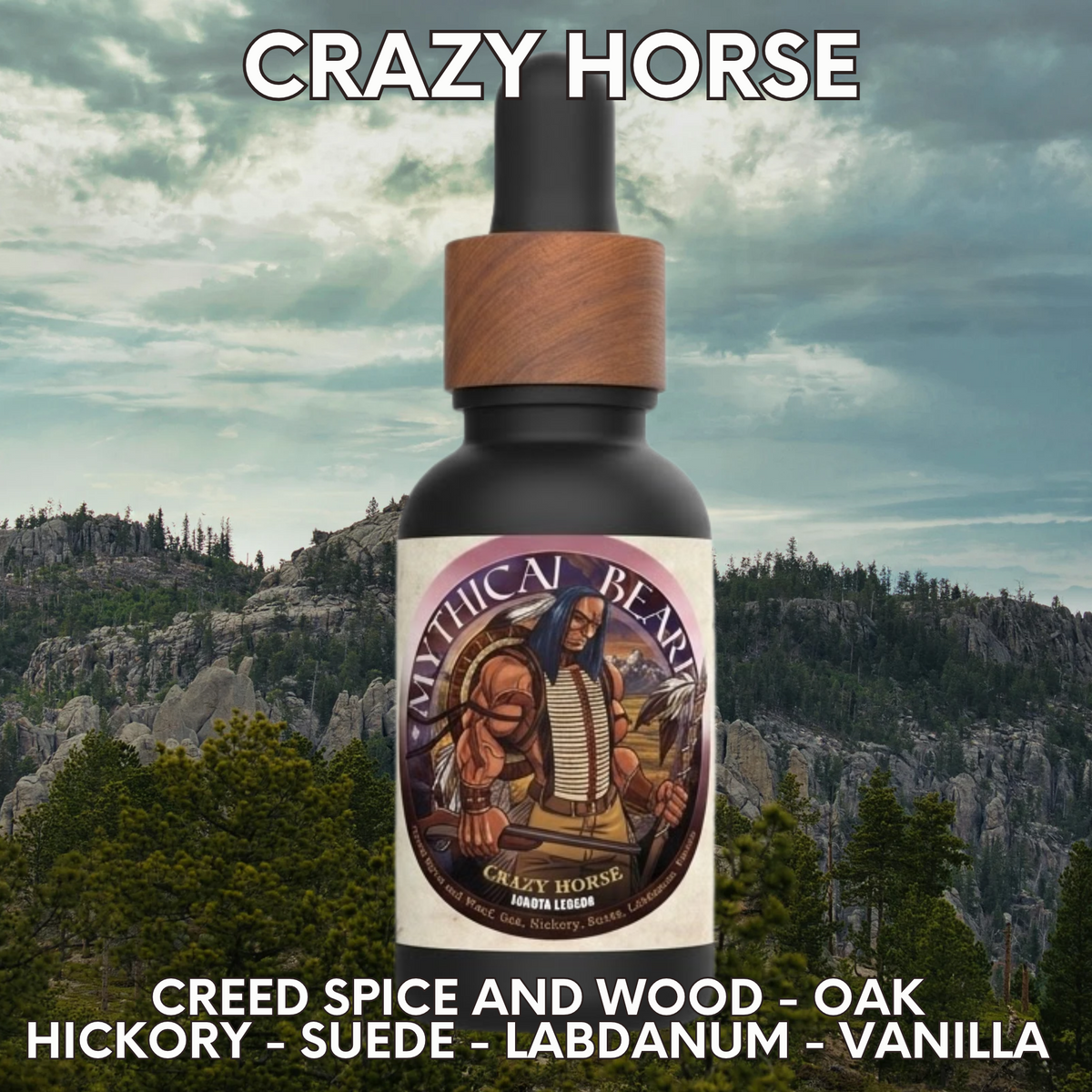 Crazy Horse - Creed Spice and Wood, Oak, Hickory, Suede, Labdanum, Vanilla