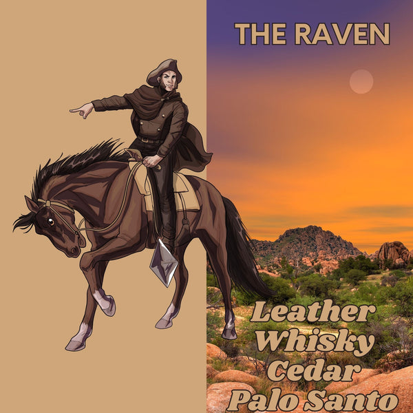 The Raven - Leather Whisky Cedar Palo Santo