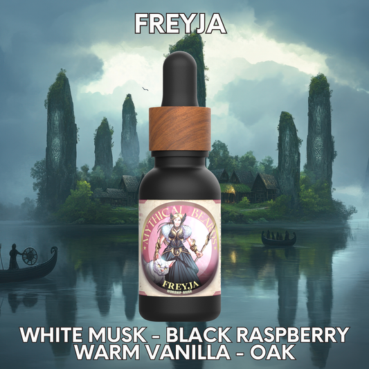 Freyja - White Musk, Black Raspberry, Warm Vanilla, and Oak