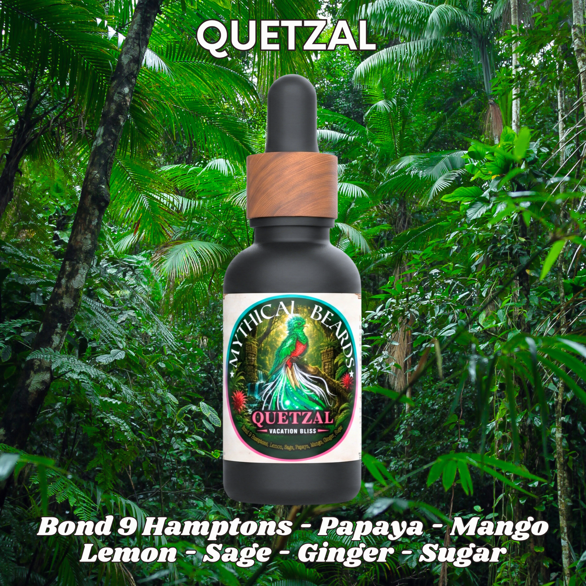 Quetzal - Bond 9 Hamptons, Papaya, Mango, Lemon, Sage, Ginger, Sugar