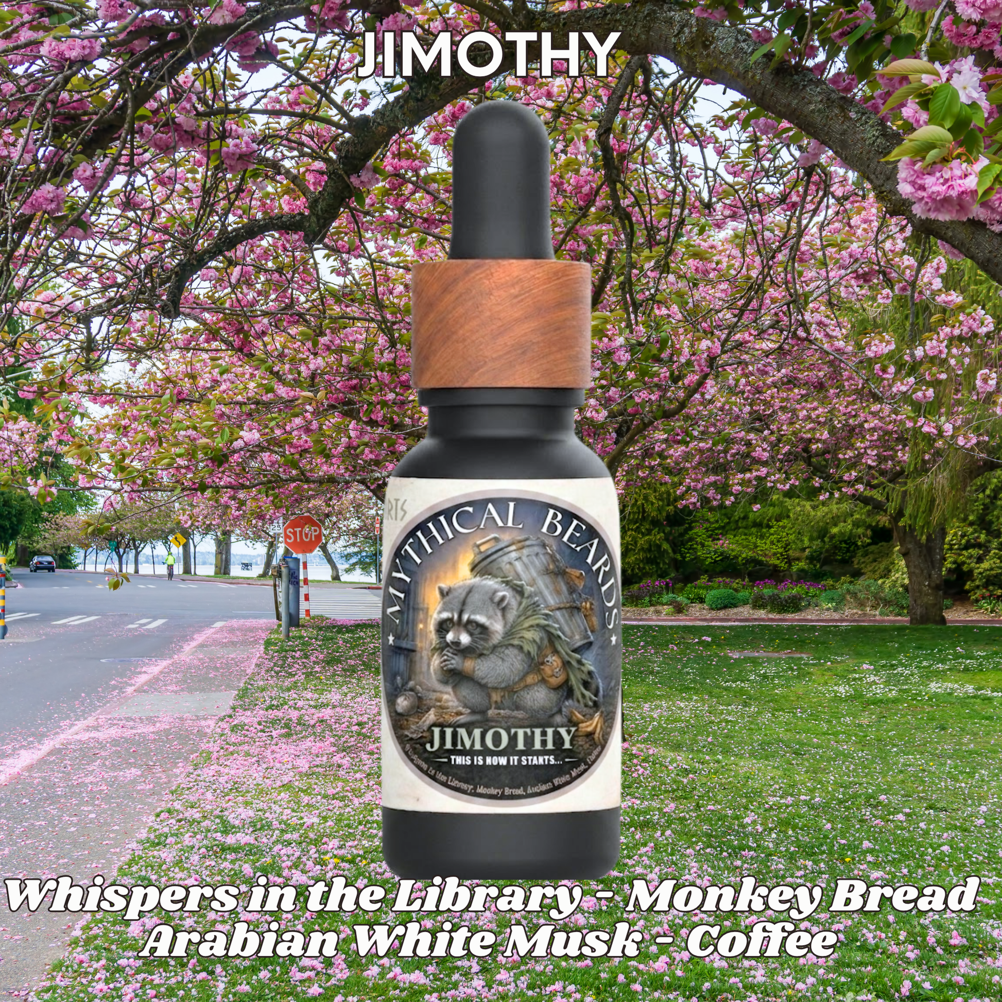 Jimothy - Whispers in the Library, Monkey Bread, Arabian White Musk, Coffee