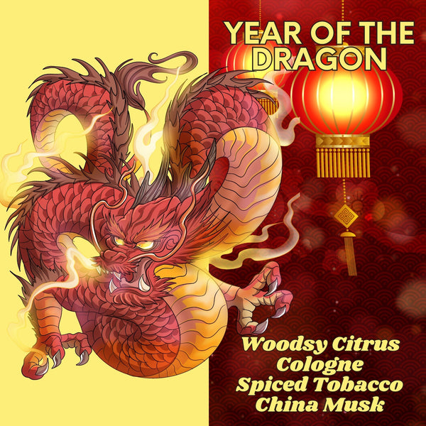 Year of the Dragon - Woodsy Citrus Cologne, Musk, Spiced Tobacco