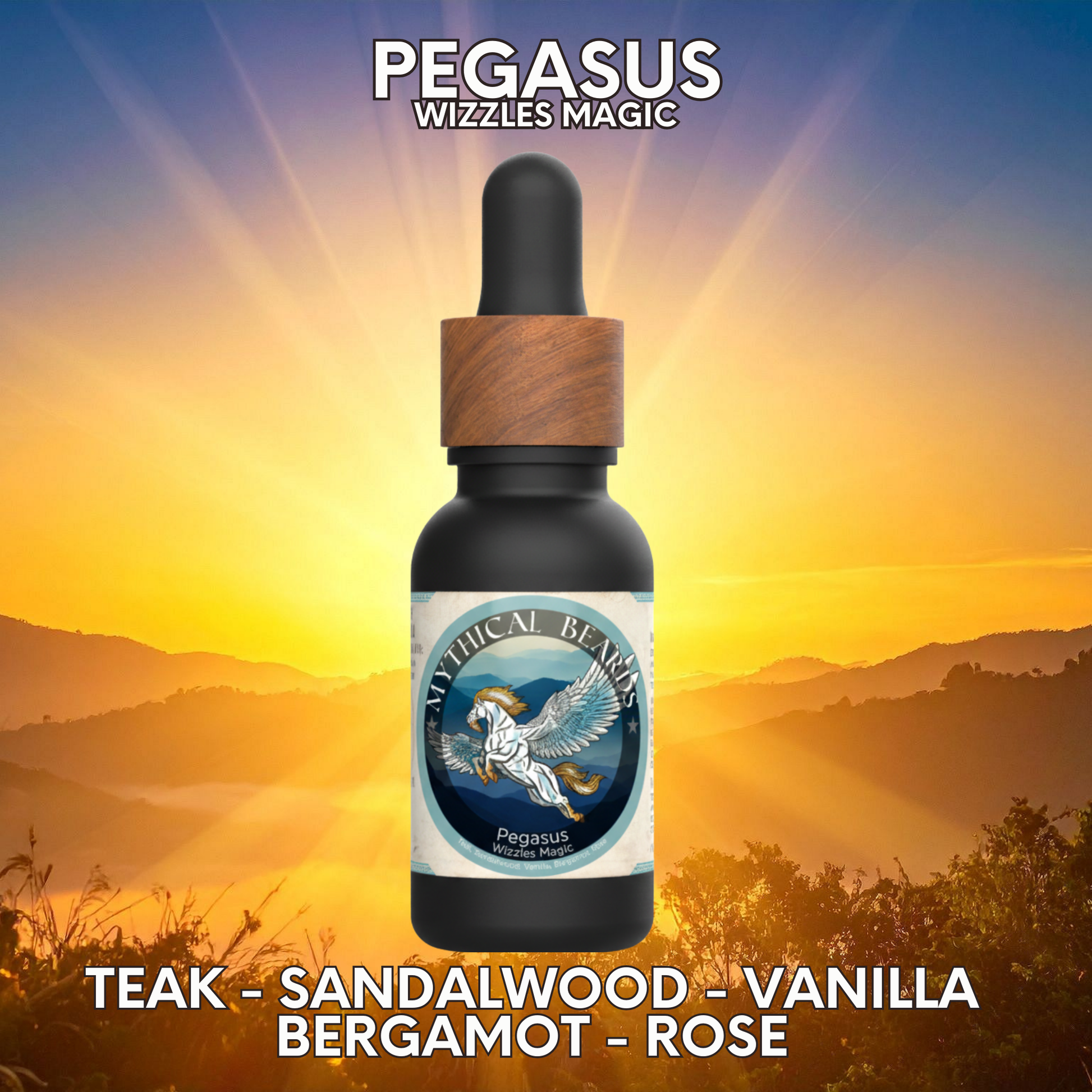 Pegasus - Wizzles Community Collab - Teak Sandalwood Vanilla Bergamot Rose