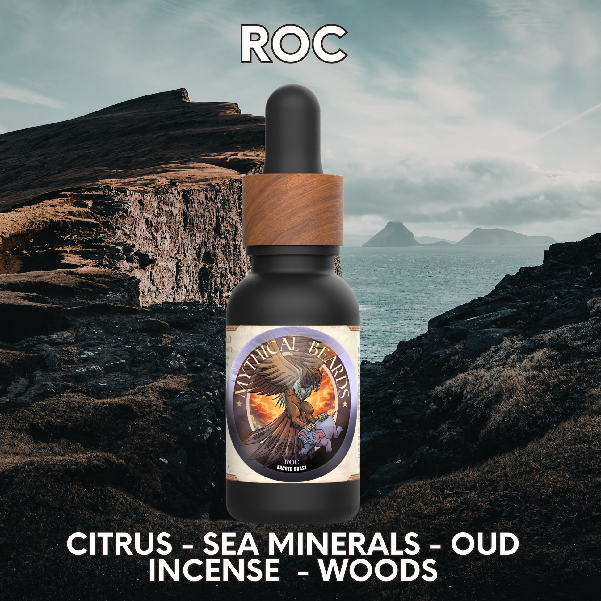 Roc - Citrus, Sea Minerals, Incense, Oud, Woods
