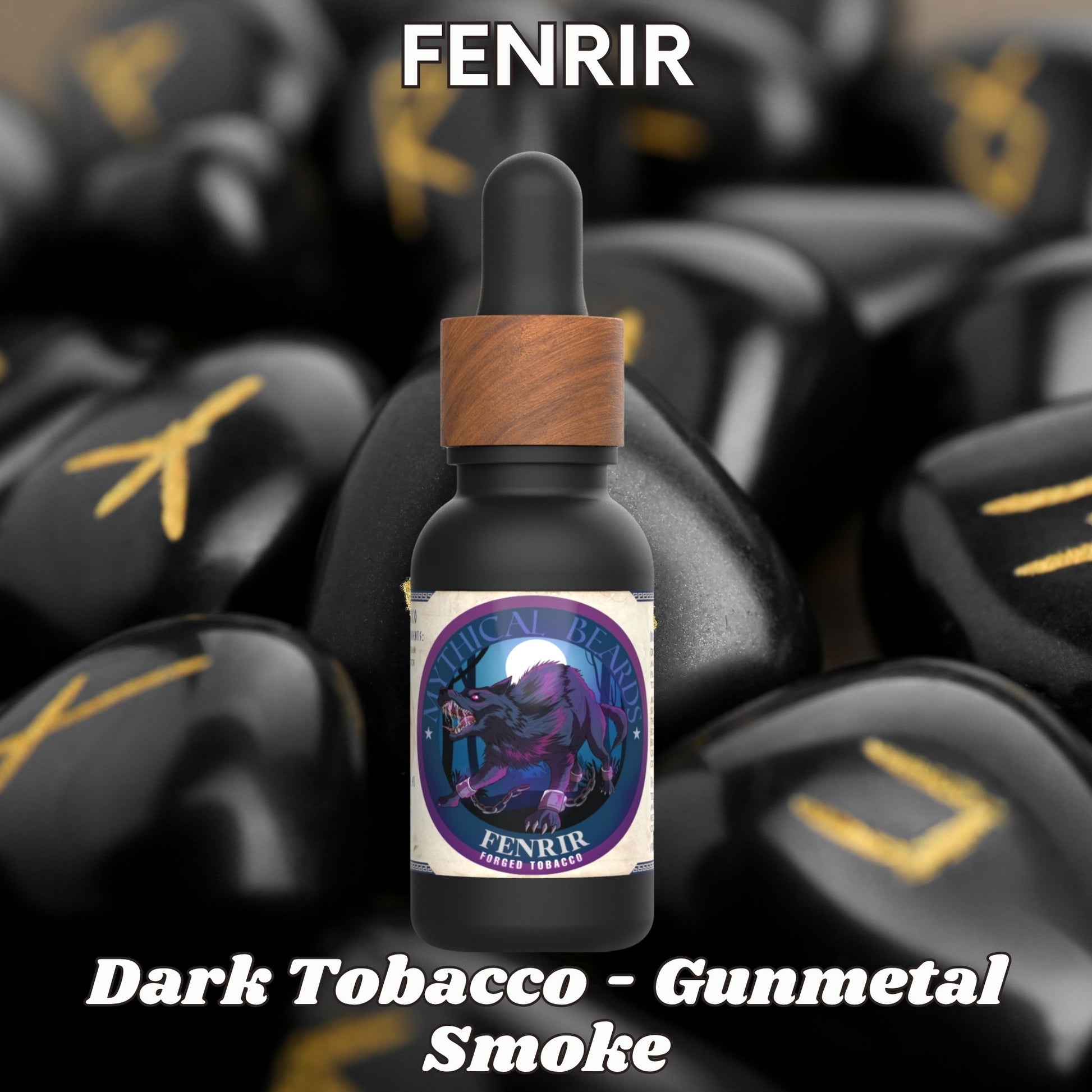 Fenrir - Dark Tobacco Gunmetal Smoke Mythical Beards Fenrir - Dark Tobacco Gunmetal Smoke Mythical Beards