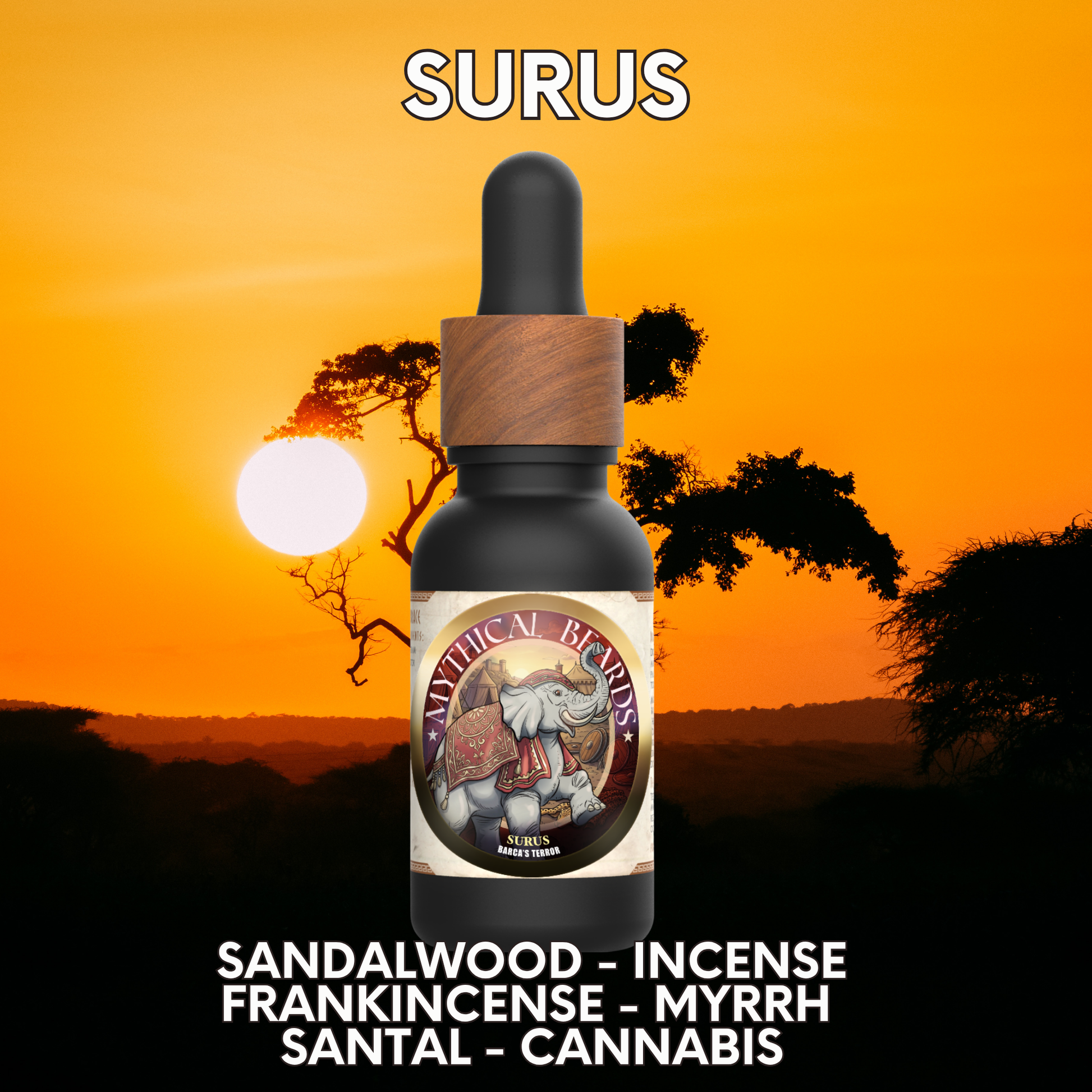 Surus - Sandalwood, Incense, Frankincense, Myrrh, Santal, Cannabis
