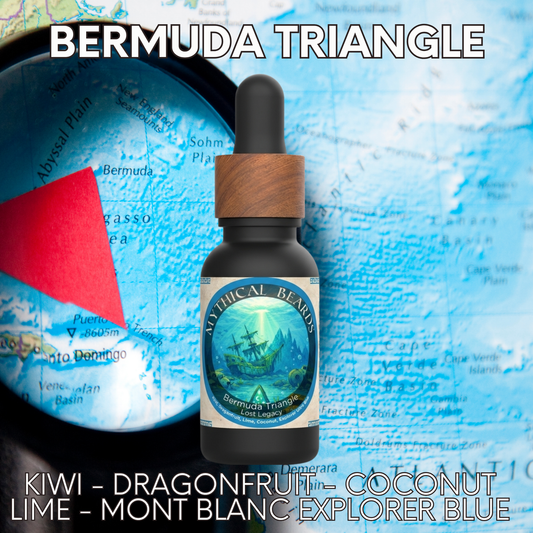 Bermuda Triangle - Kiwi, Dragonfruit, Coconut, Lime, Mont Blanc Explorer Blue