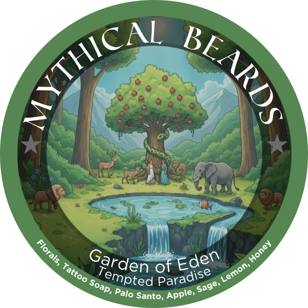 Garden of Eden - Florals, Tattoo Soap, Palo Santo, Apple, Sage, Lemon, Honey