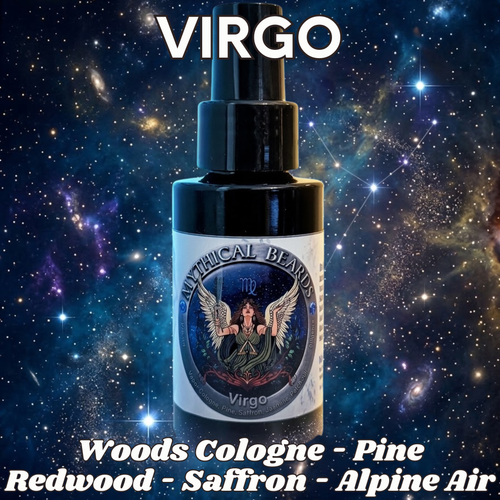 Virgo Pre-Order - Zodiac Series - Woods Cologne, Pine, Redwood, Safffron, Alpine Air