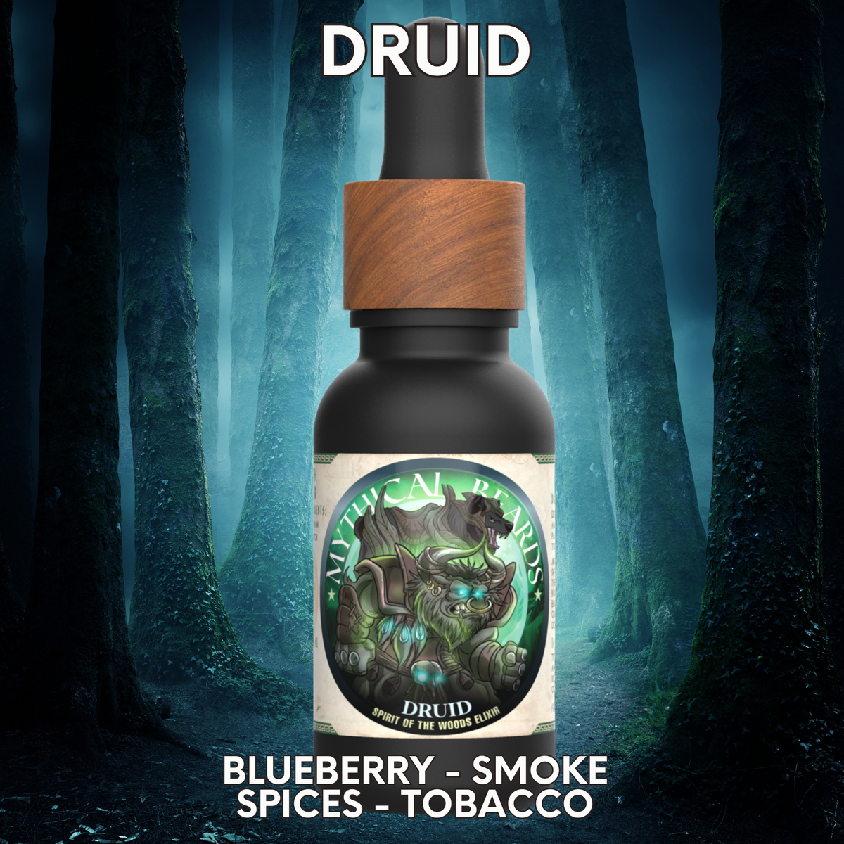 Druid - Blueberry, Tobacco, Cool Water, Smoke, Spice