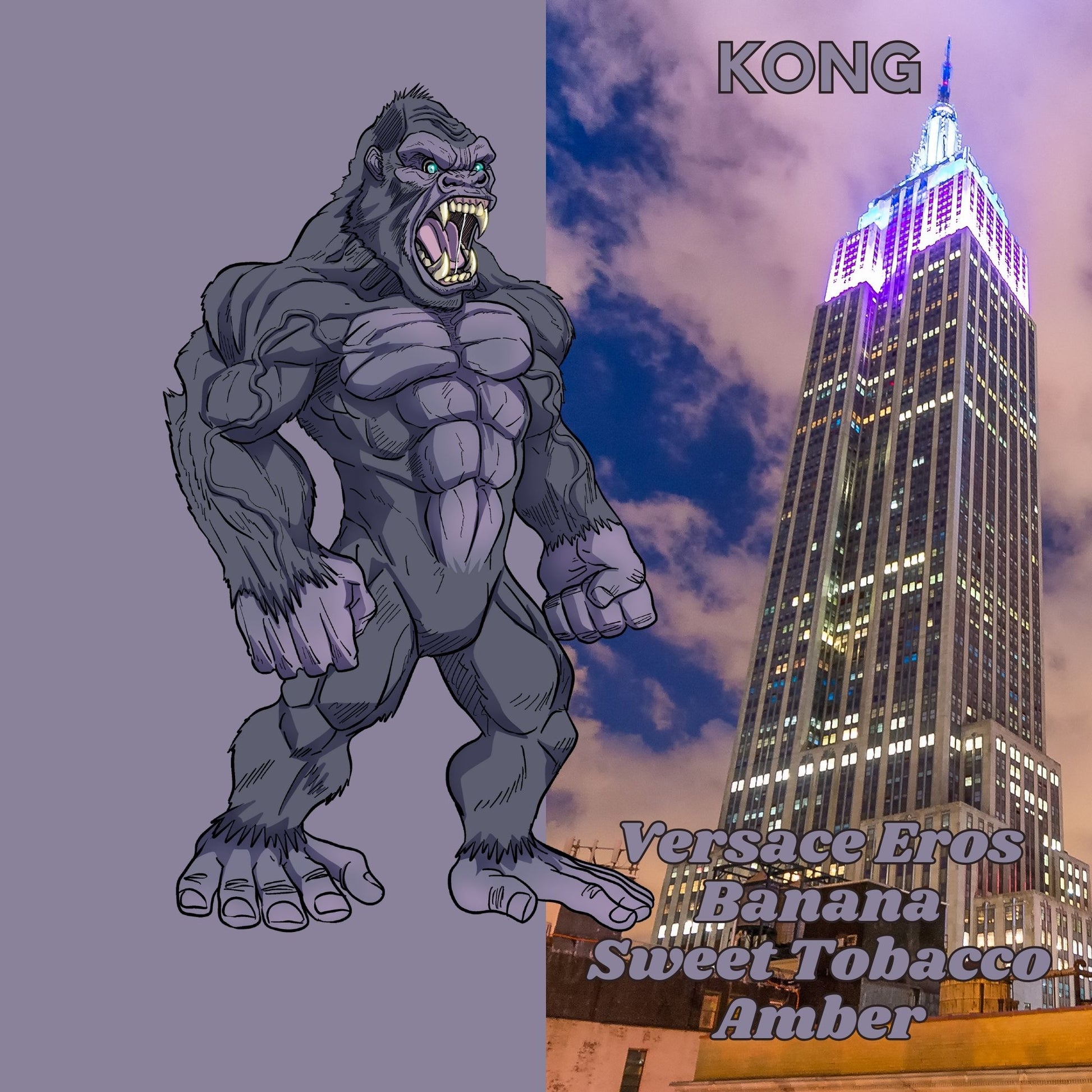 King Kong - Versace Eros Energy Type,  Banana, Sweet Tobacco, Amber Scented Beard Care