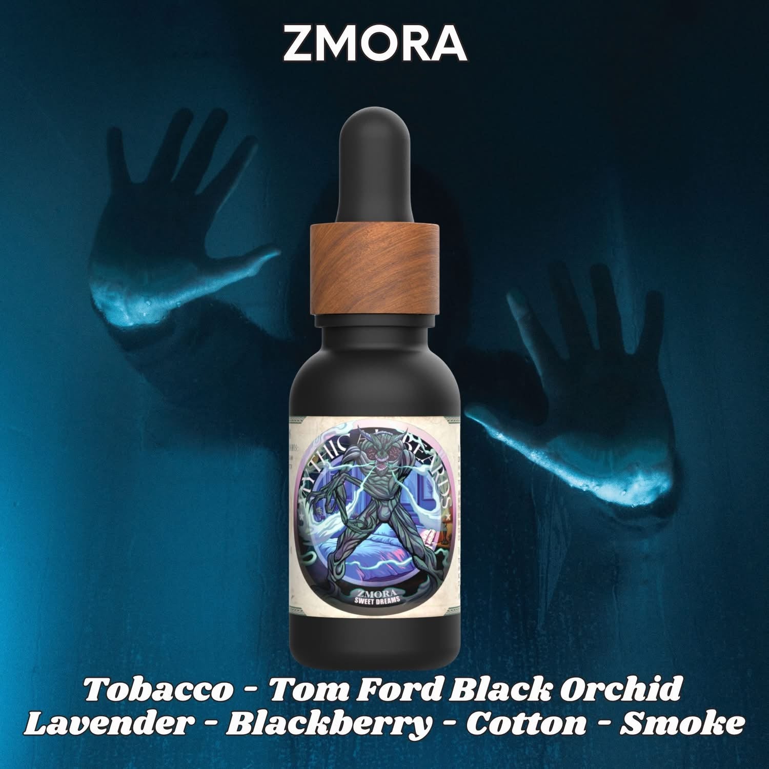 Zmora - Tobacco, Tom Ford Black Orchid, Lavender, Blackberry, Cotton, Smoke