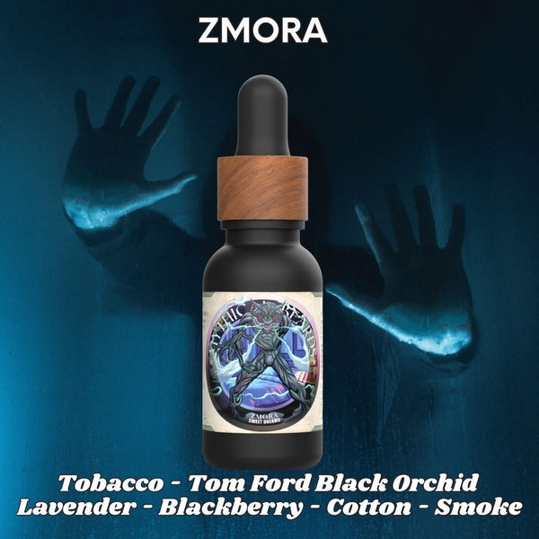 Zmora - Tobacco, Tom Ford Black Orchid, Lavender, Blackberry, Cotton, Smoke