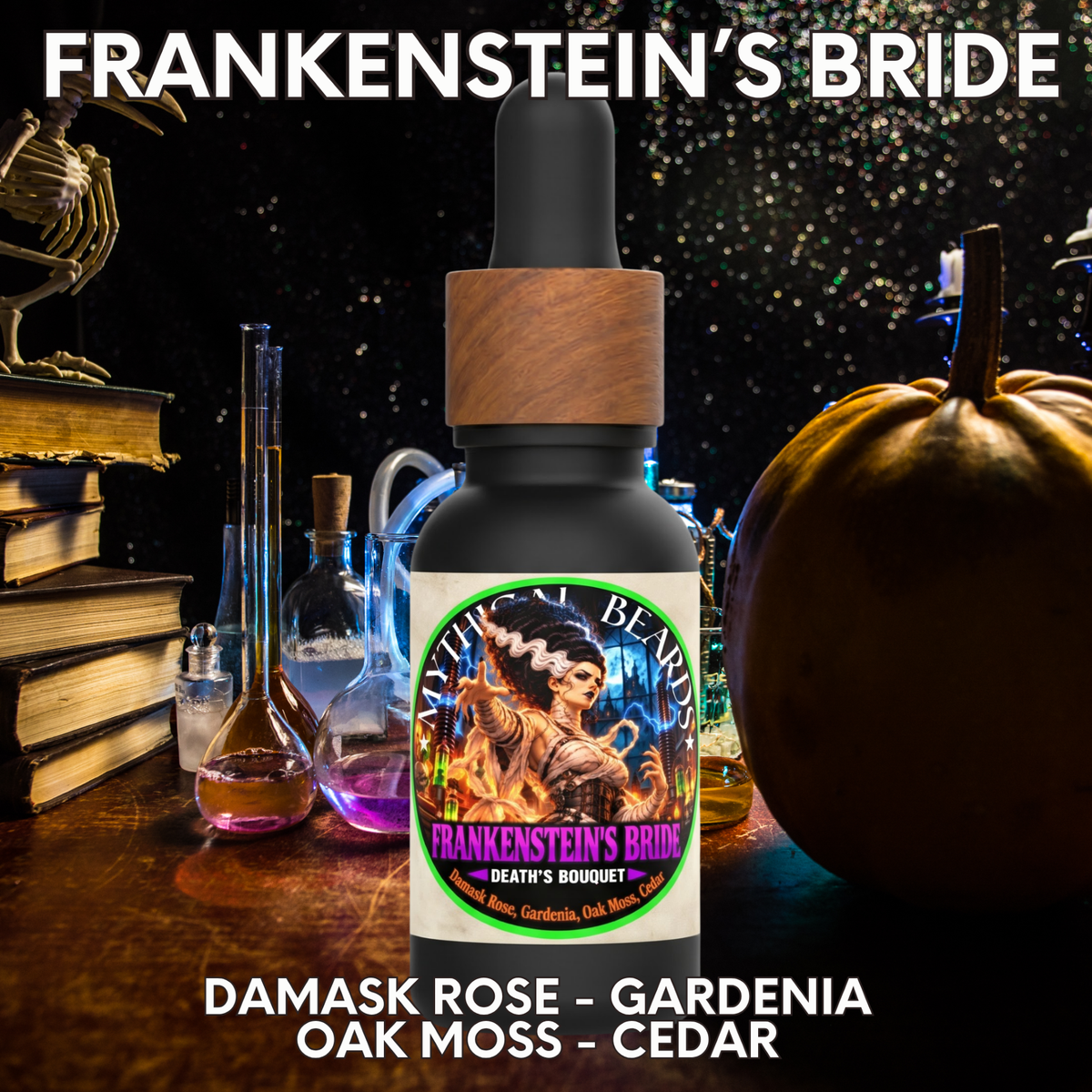 Frankenstein's Bride - Damask Rose Gardenia Oak Moss Cedar
