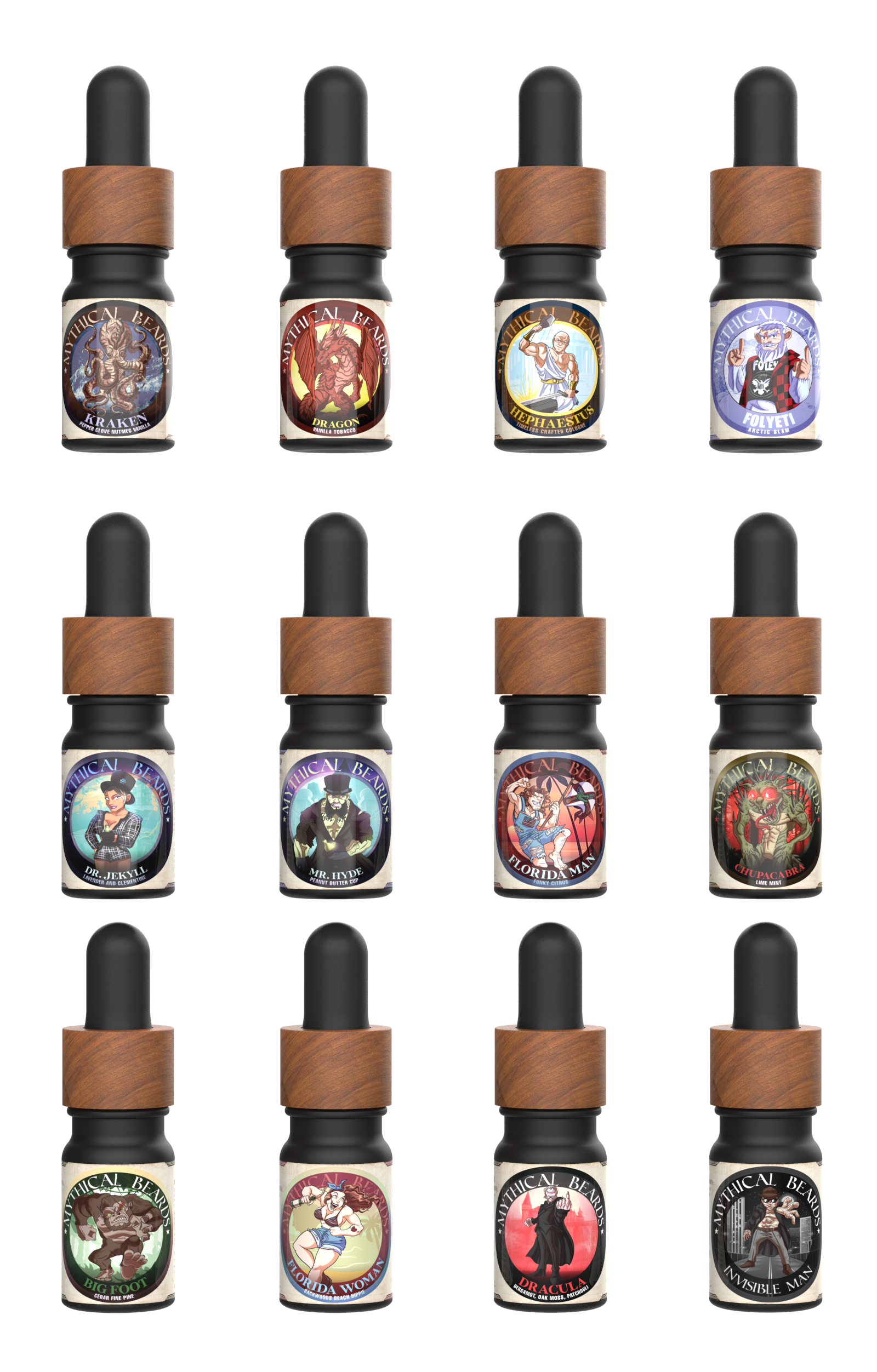 Legendary Sample Pack - All 10 Mainline Scents + 2 Seasonal or Limited Scents