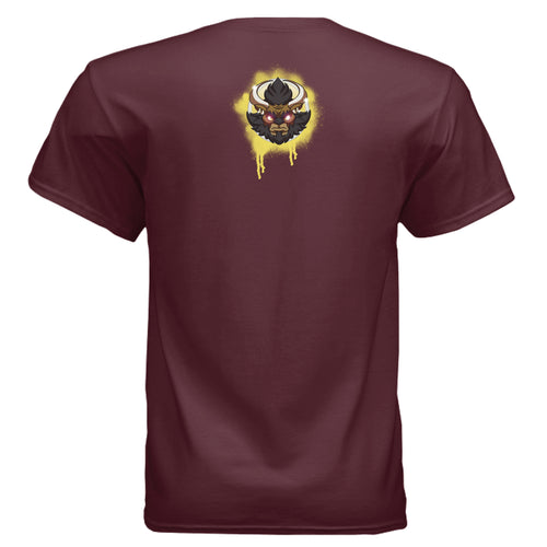 SOPRT DARK MAROON - BACK