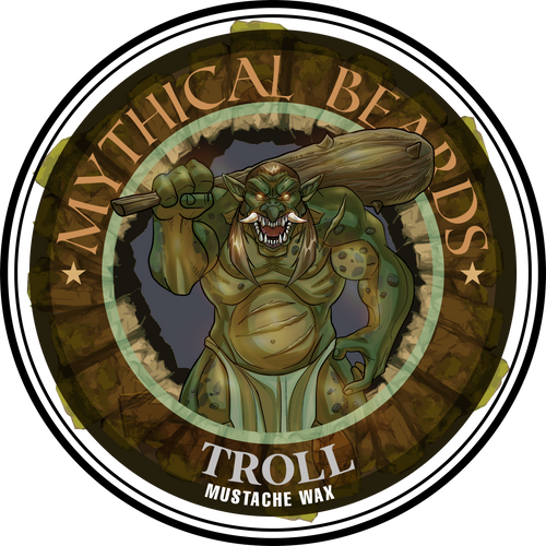 Troll Mustache Wax - Shop High-Quality Beard Oil, beard Butter & beard balm online - Mythical Beards